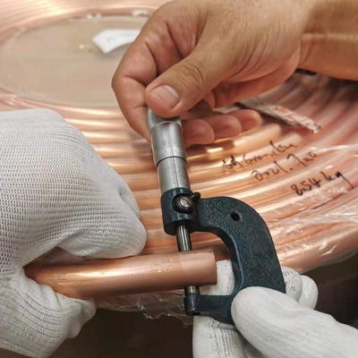 کولر گازی خنک کننده با کیفیت بالا اتصال لوله مسی پنکیک کویل مویرگی کویل مسی لوله مسی