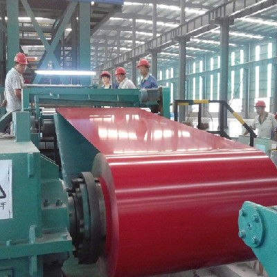 سیم پیچ فولادی گالوانیزه DC51 SGCC PPGI DX51D پیش رنگ شده برای صفحه فلنج
