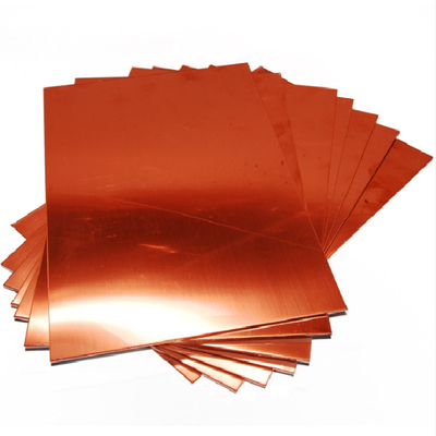 99.99% T2 4x8ft مس کاتد صفحات ورق مس مواد 3mm 5mm 20mm ضخامت